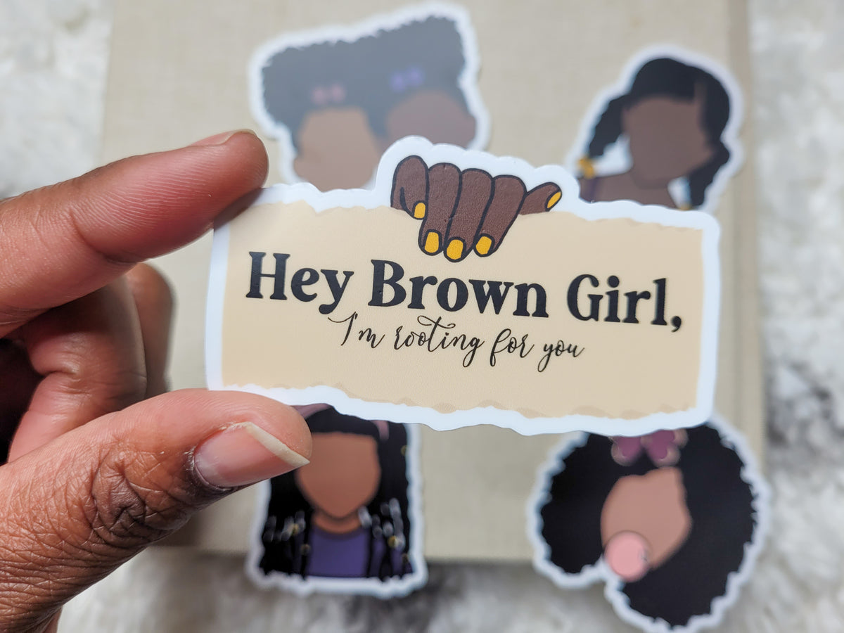 Hey Brown Girl Sticker Pack